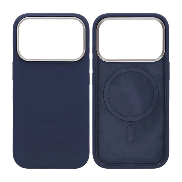 Silicone Mobile Case for iPhone 17 Pro - Blue with Camera Protection