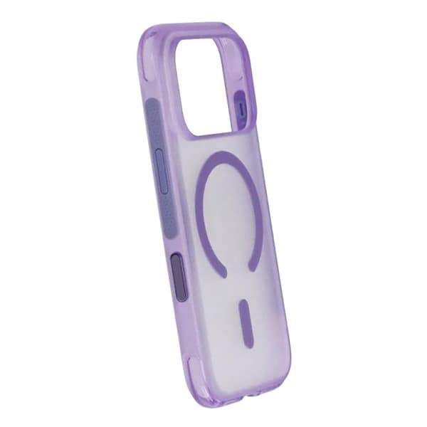 Matte Magnetic Shockproof Airbag  Case For iPhone 17 Pro Max Purple