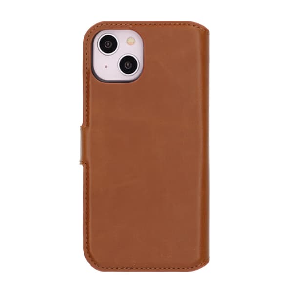 RV Magnetic Wallet Case -iPhone 13 /14- Golden Brown