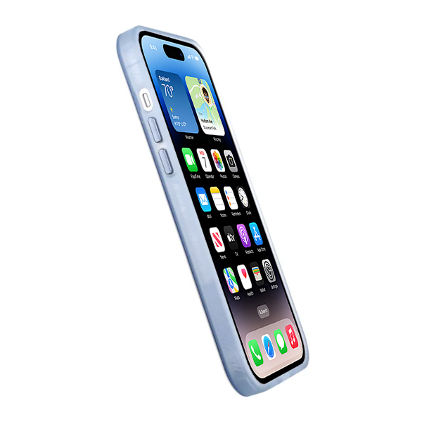 iPhone 14 Plus Mobilskal - Frostat Blå