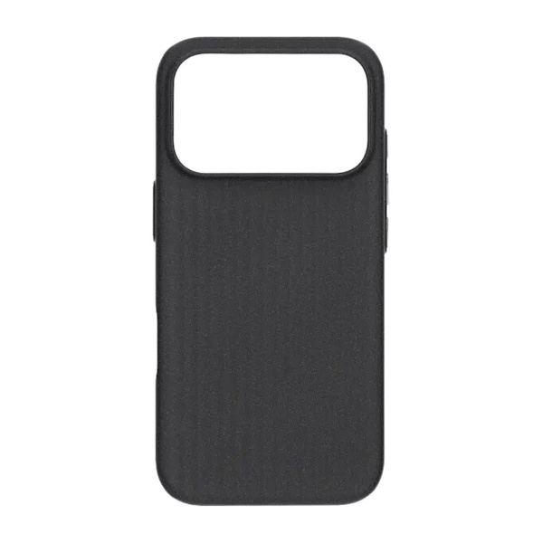 Corrugated Rock Sand Magnetic Case - iPhone 17 Pro Black