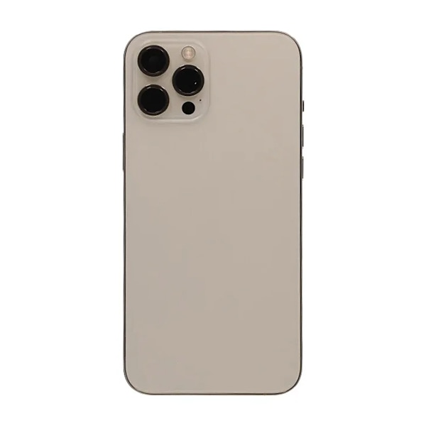 iPhone 12 Pro Max Baksida med Komplett Ram OEM - Guld