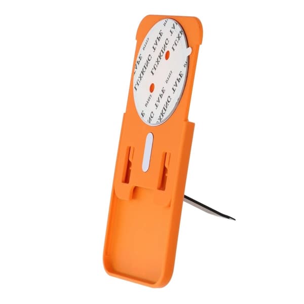 Magnetic Card Holder with Vertical Strip Kickstand Orange