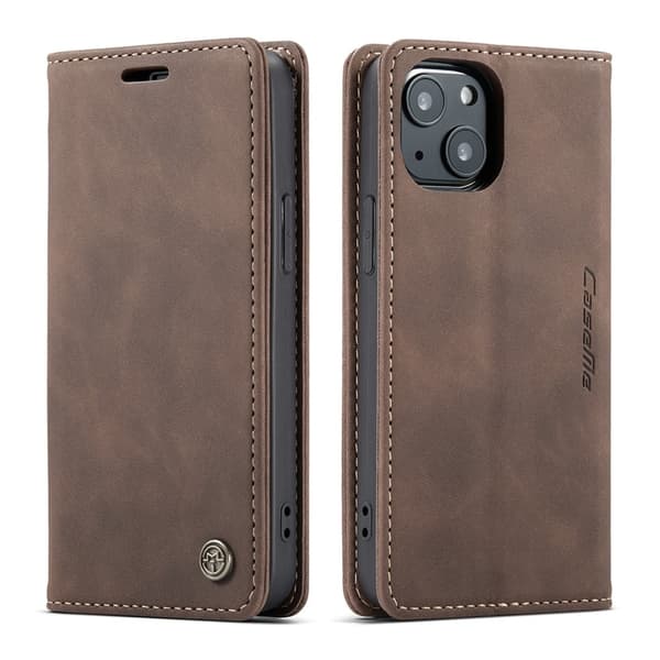 CASEME iPhone 13 mini wallet cover - Brown