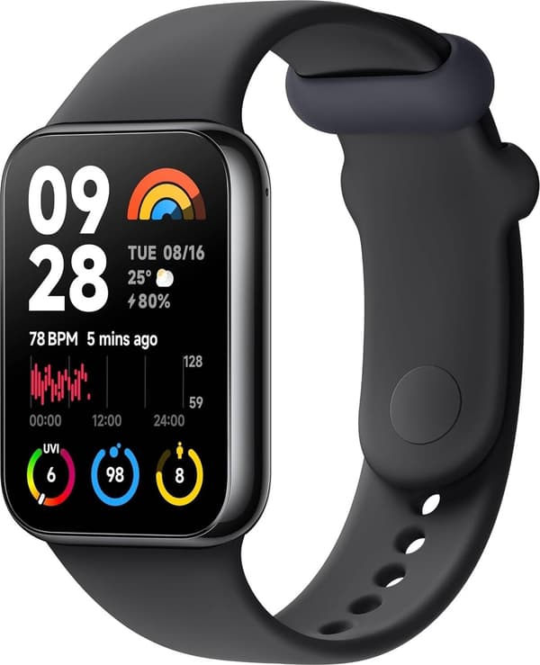 Original Xiaomi Mi Smart Band 8 Pro - Svart Svart
