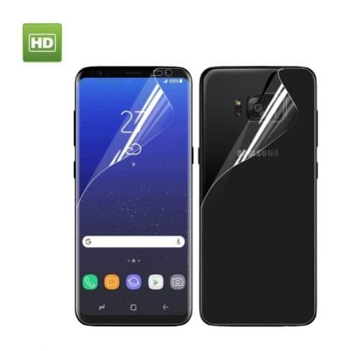 Samsung Galaxy S8 Plus HD skärmskydd fram och baksida Svart