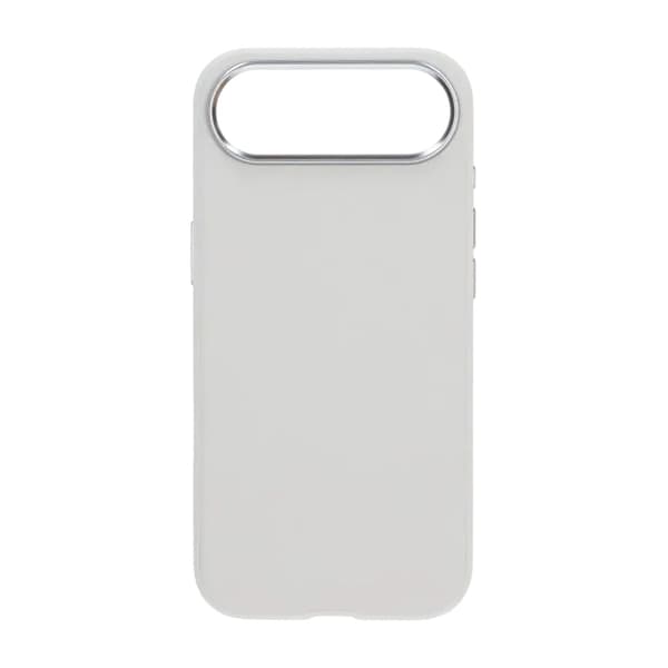 Mobile Case Faux Leather with Camera Protection for iPhone Air - White
