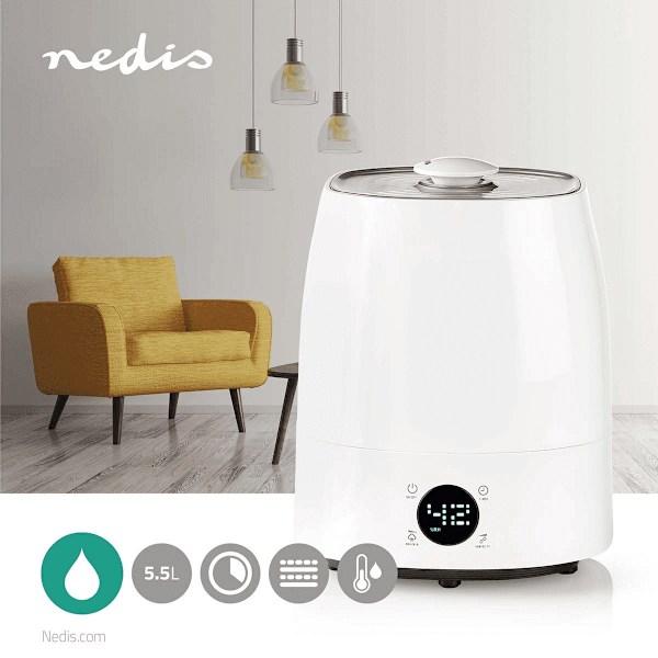 Nedis Luftfuktare 110W - Vit