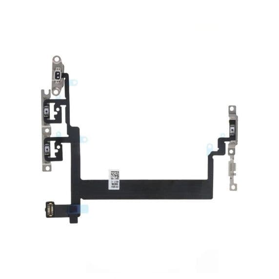 Original iPhone 13 Ström/Volymknappar Flexkabel Svart