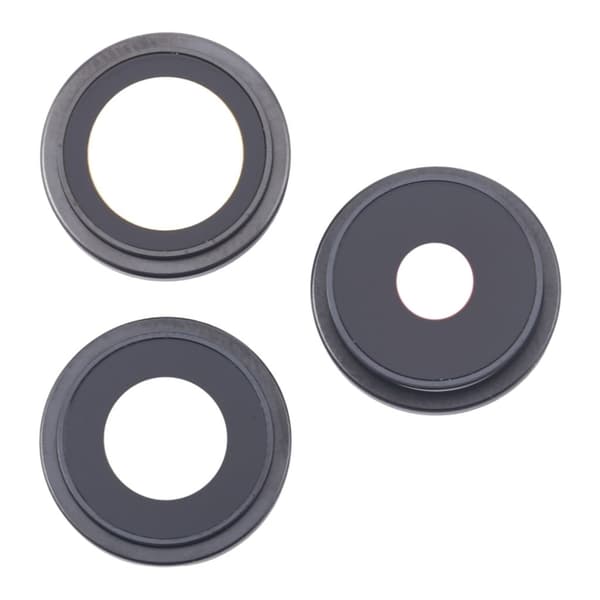 iPhone 16 Pro Max Camera lens cover, 3-pack - Black