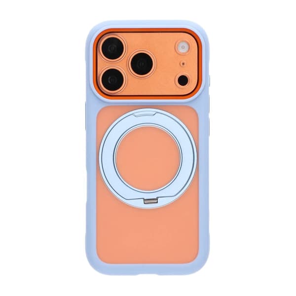 Skal med Roterbart MagSafe-Stativ för iPhone 17 Pro/18 Pro - Ljusblå