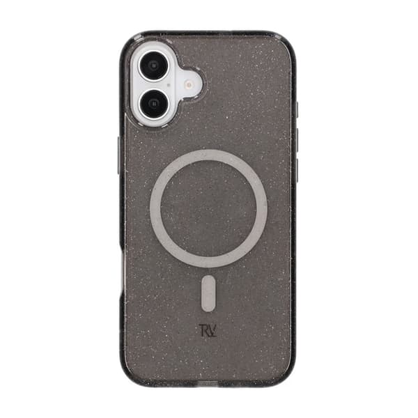 iPhone 16 Plus Rvelon TPU Mobile Case with MagSafe - Glitter Black