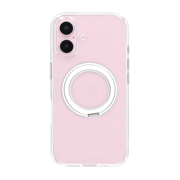 Matte case 360 ​​rotating bracket Mobile Phone Case For iPhone 16 Plus transparent