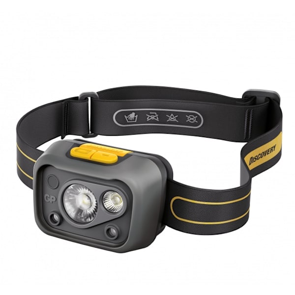 GP CHW54 375LM Discovery Work Headlamp with a Sensor