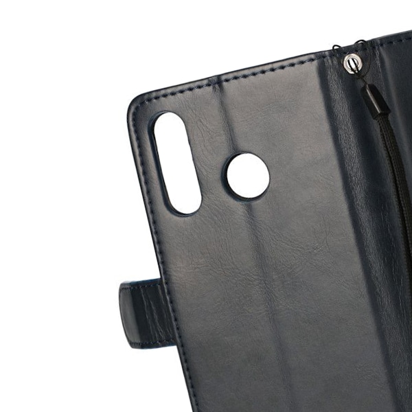 Huawei P30 Lite Plånboksfodral med Stativ - Mörkblå