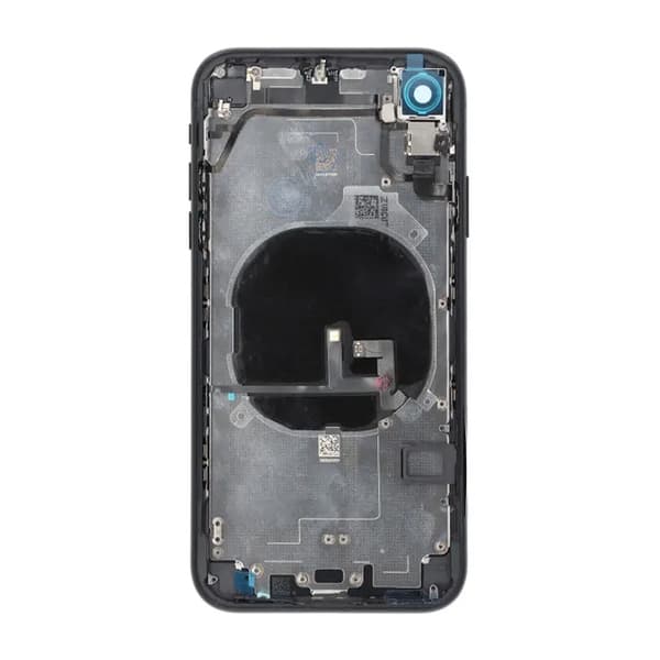 iPhone XR Baksida med Komplett Ram Premium - Svart