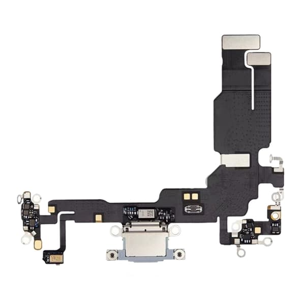 Charging connector with Flex cable for iPhone 15 Plus - Blue