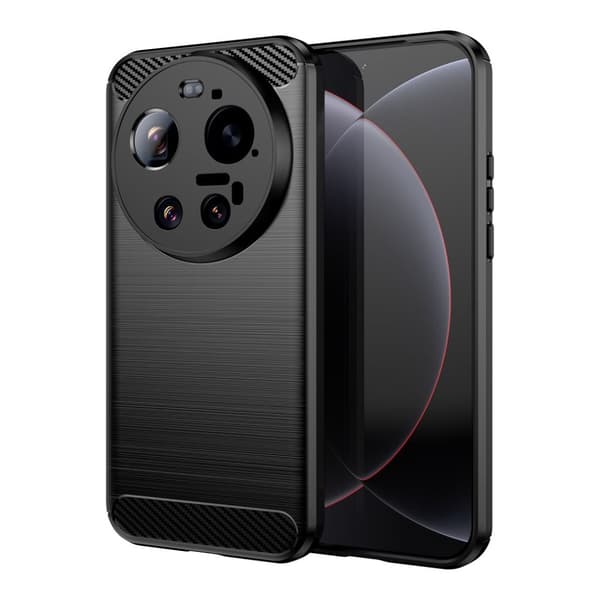 Xiaomi 17 Ultra 5G Case Carbon Fiber Texture Brushed - Black