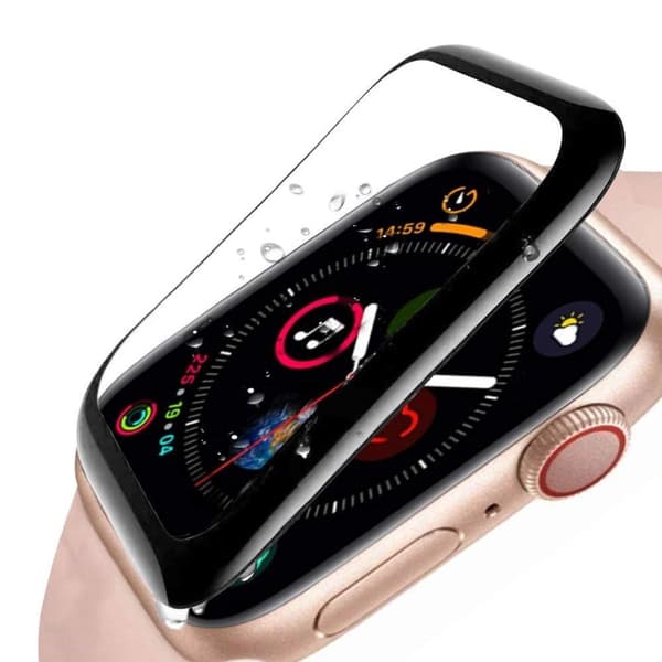 Apple Watch SE3/SE2/SE1/6/5/4 40mm Screen Protector – Transparent with Black Edge