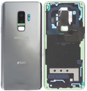 Samsung Galaxy S9 Plus Baksida med tejp - Grå Svart