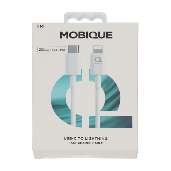 USB C to Lightning MFi 60W Fast Charge Cable - White