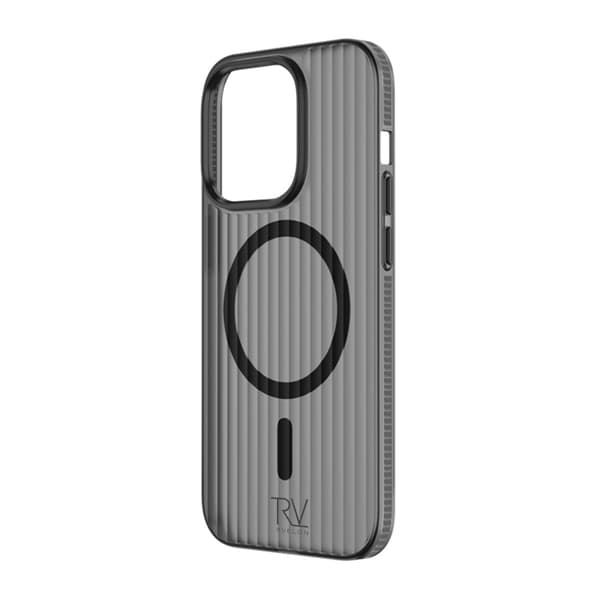 iPhone 14 Pro Mobile Case Corrugated with Magsafe Rvelon - Gray