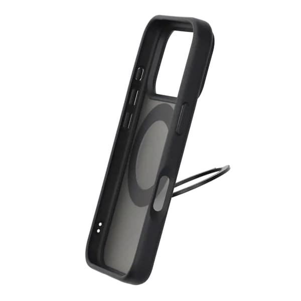 Mobile Case Rotating Magnet Stand for iPhone 17 Pro - Black