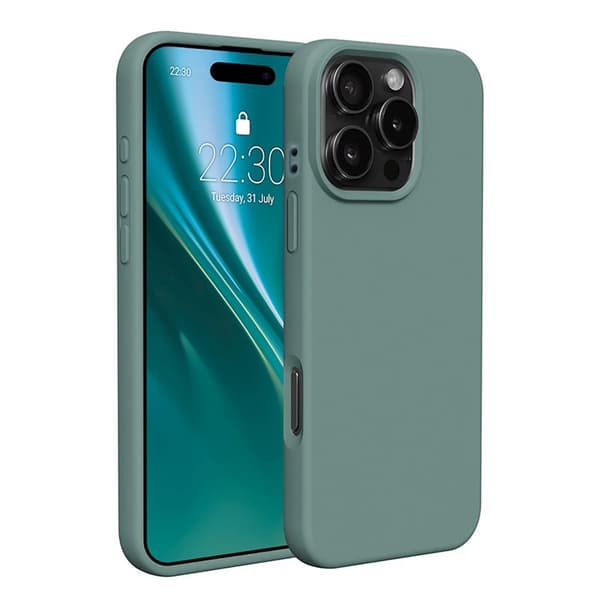 iPhone 16 Pro Silicone Case - Green