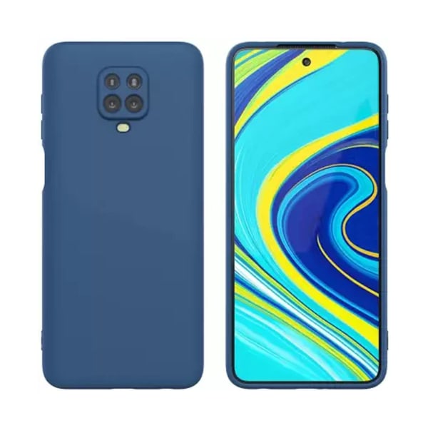 Silikonskal Xiaomi Redmi Note 9 Pro - Blå