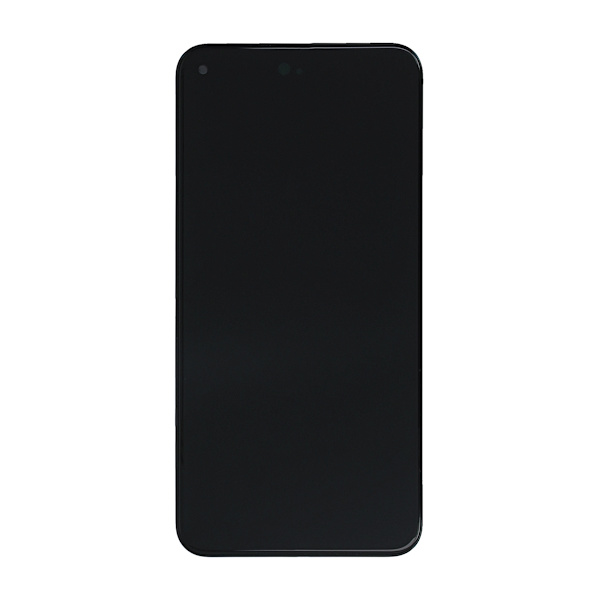 Google Pixel 5 Skärm med LCD Display Original - Svart