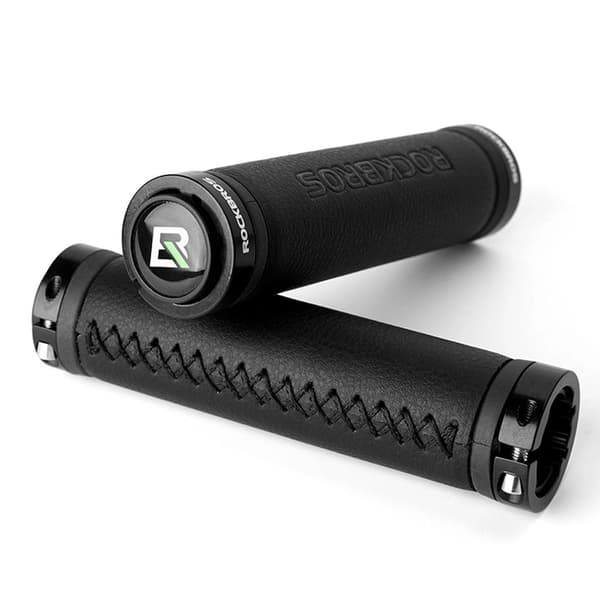 Rockbros microfiber bicycle handlebar grips - black