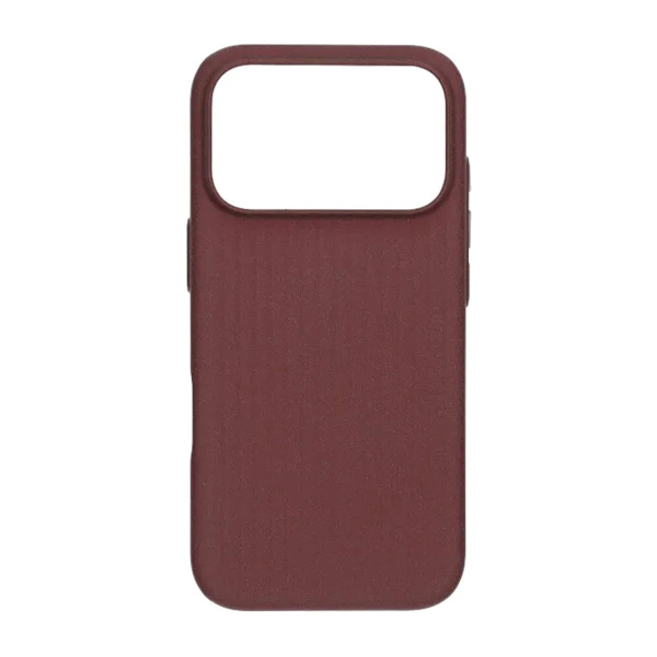 Corrugated Rock Sand Magnetic Case - iPhone 17 Pro Red