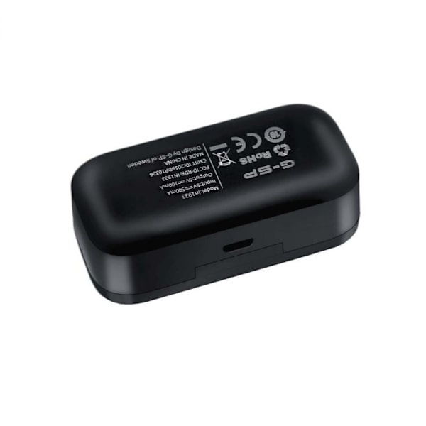 T5 Trådlösa Bluetooth-hörlurar V5.0 Touch Control Stereo HD-samtal - Svart