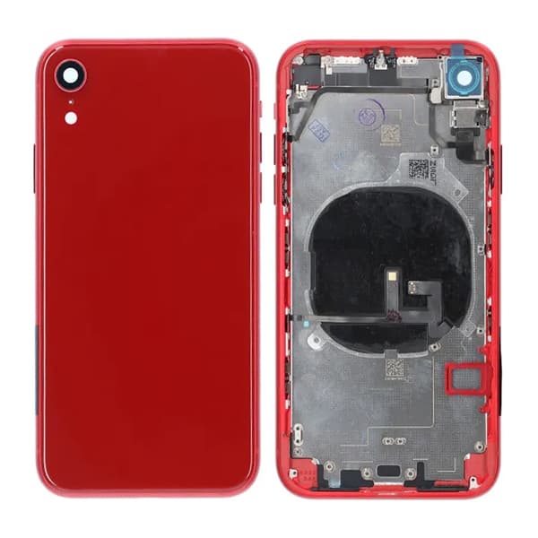 iPhone XR Back Cover with Full Frame Premium - Red