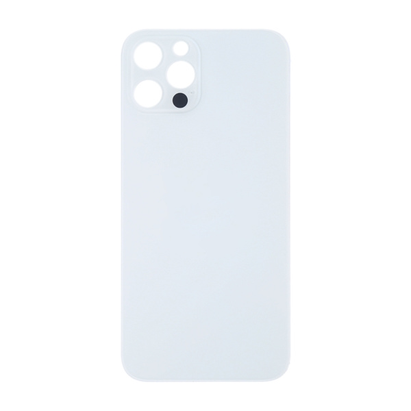 iPhone 12 Pro Max Back Cover OEM White-Big Camera Hole Size