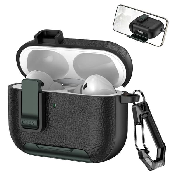 Apple AirPods Pro 3 Case with Stand - Black  /  Dark Green