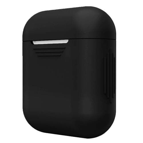 Skyddsfodral i silikon för Apple AirPods - Svart Svart