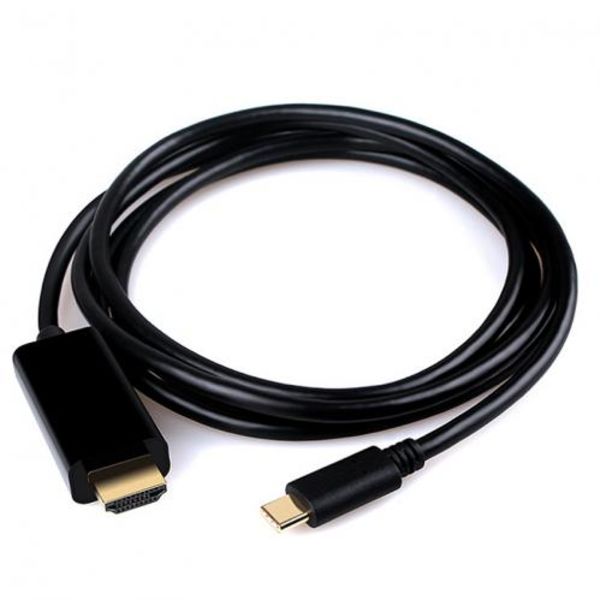 SiGN USB-C till HDMI-kabel 1,8 m 4K - Svart