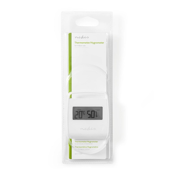 Nedis Inomhustermometer - Vit