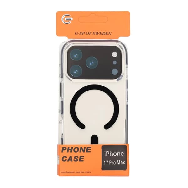 Mobile Case Magnet Double Protection for iPhone 17 Pro Max - Black