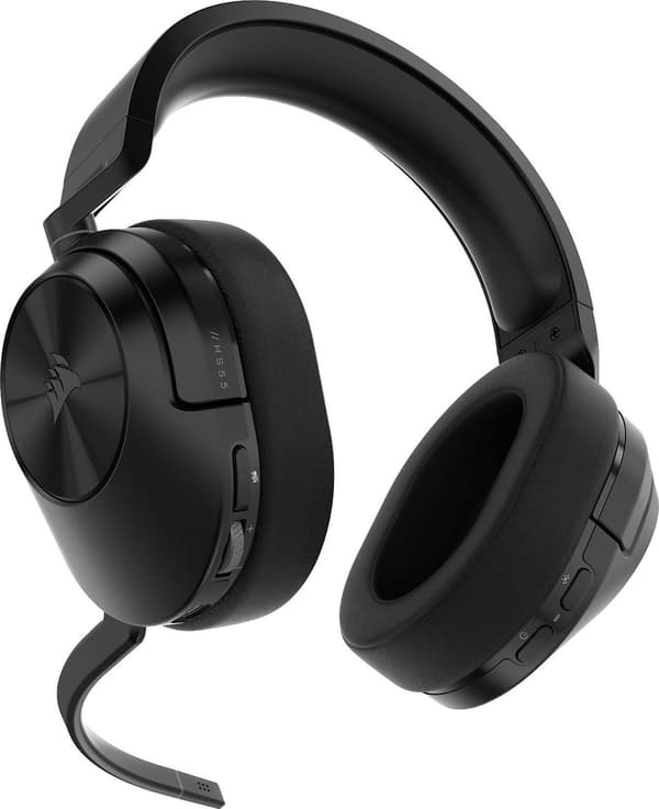 Original Corsair HS55 Wireless Gaming Over Ear Headset - Svart Svart