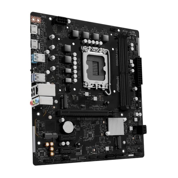 ASRock B860M-H2 Micro ATX-moderkort - Nyskick
