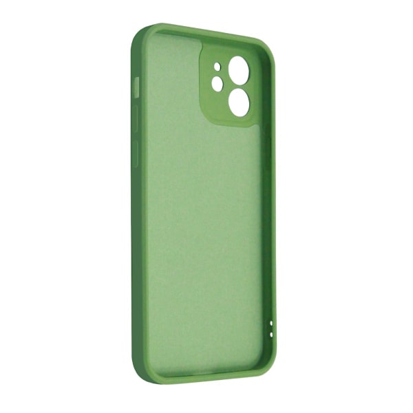 iPhone 12 Mini Silikonskal med Kameraskydd - Grön