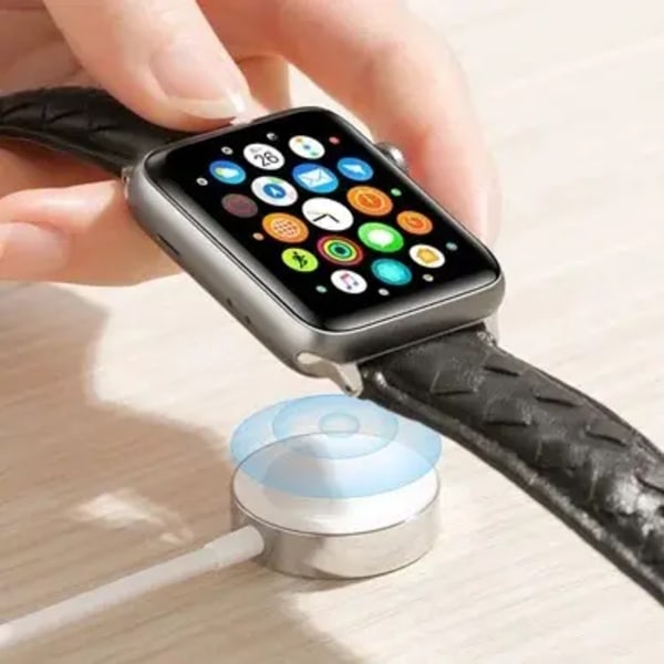 SiGN Magnetisk Laddare för Apple Watch, 2.5W, 3A, 1.2m - Vit