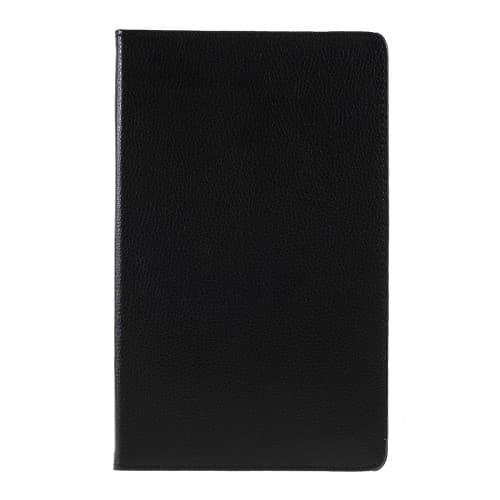 Litchi Texture Cover with Rotable Stand for Galaxy Tab A 10.1" 2019 - Black
