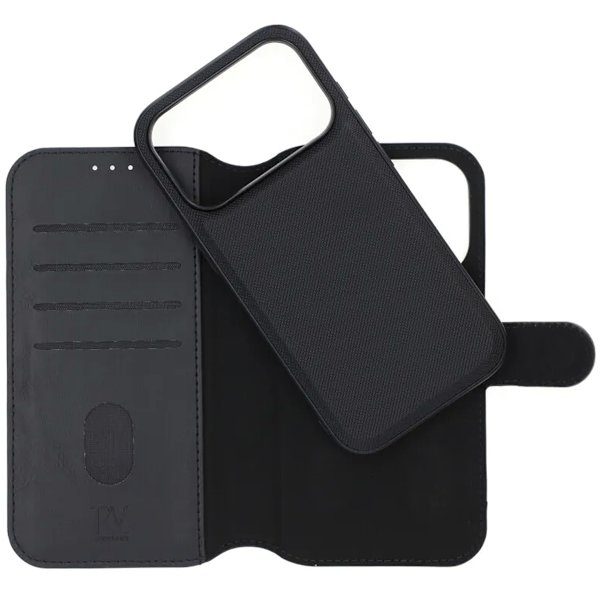 Rvelon Wallet Case Magnet for iPhone 17 Pro - Black