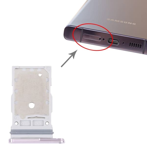 Samsung Galaxy S23 Ultra SIM Card Holder Lavender