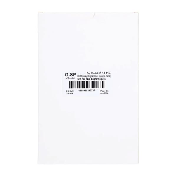 iPhone 15 Pro LCD Display Original Black (Second- hand) with flex have diagnostic pass