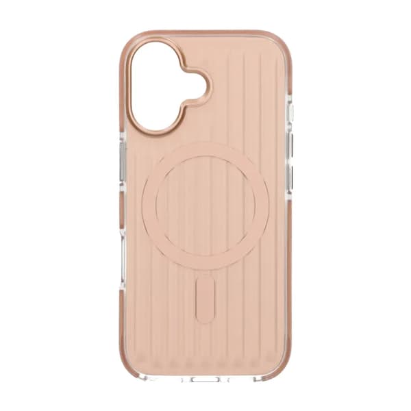 Corrugated Magsafe Mobile Case for iPhone 17 - Gold