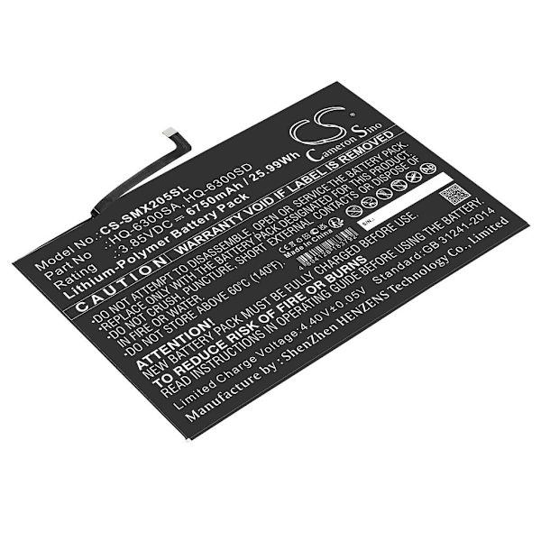 Battery for Samsung Tab A8 10.5 etc